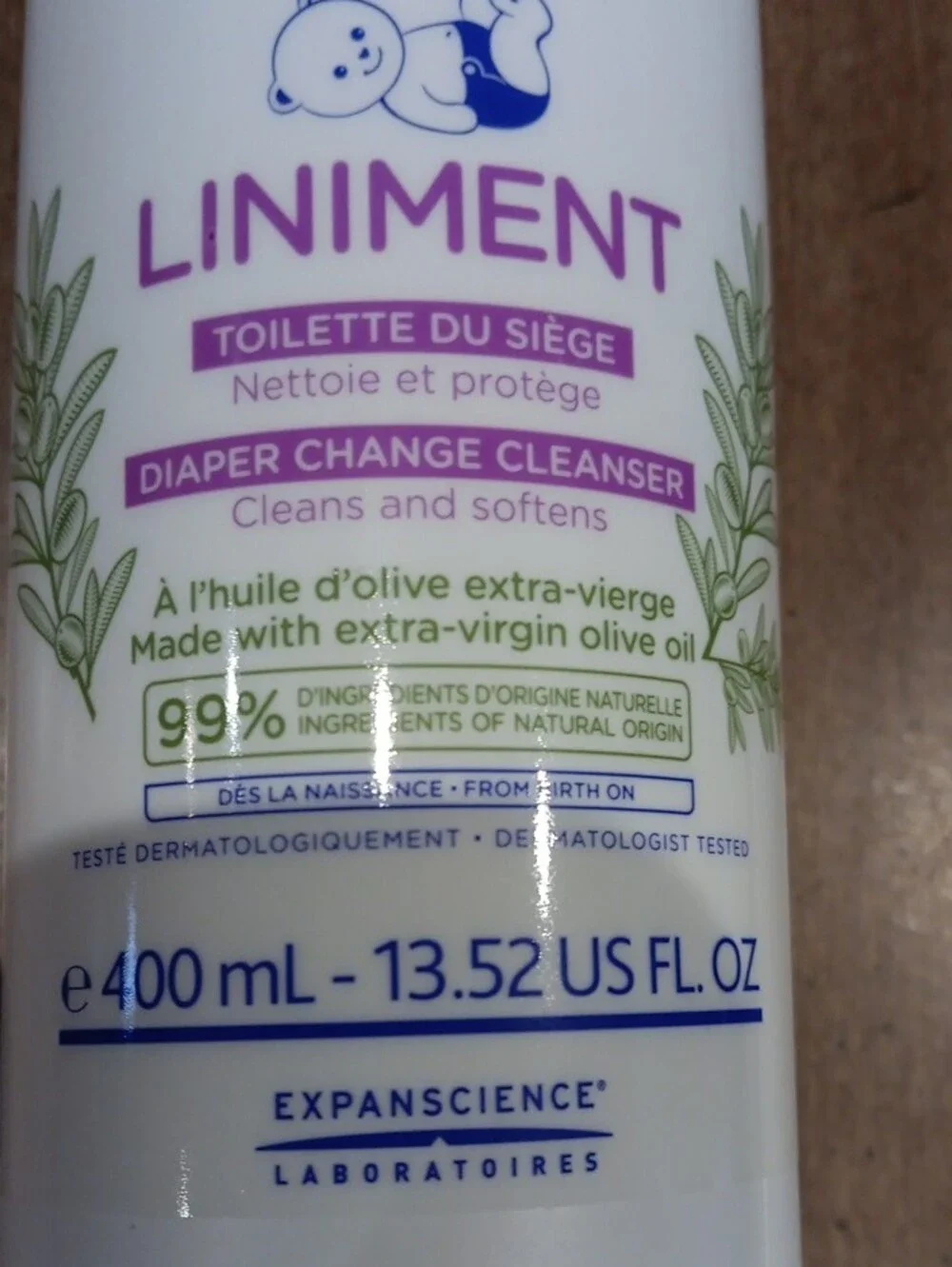 Liniment Cleansing Balm MUSTELA Baby Liniment- White & Green